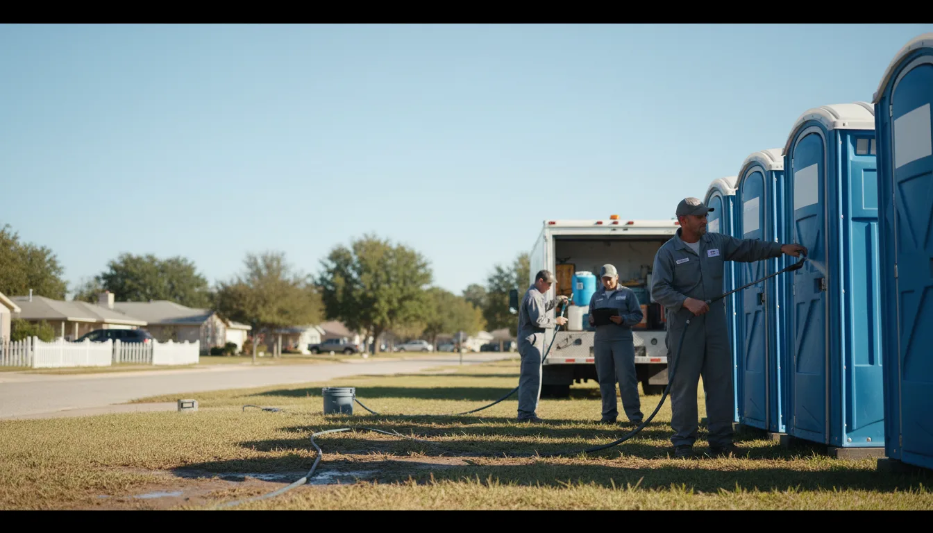 Long-Term Portable Toilet Rental in Pollock, MO near me